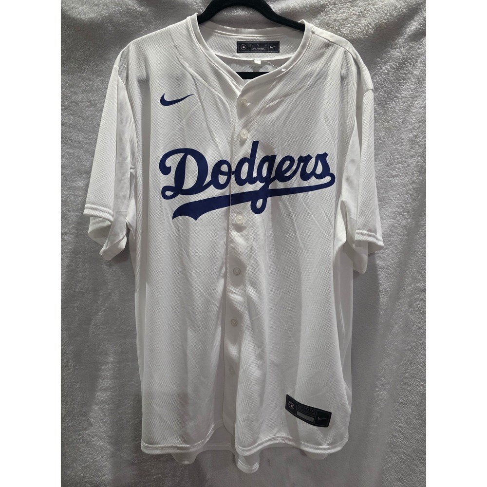 Nike Los Angeles‎ Dodgers MLB Baseball Home Jersey Genuine Merchandise White XL